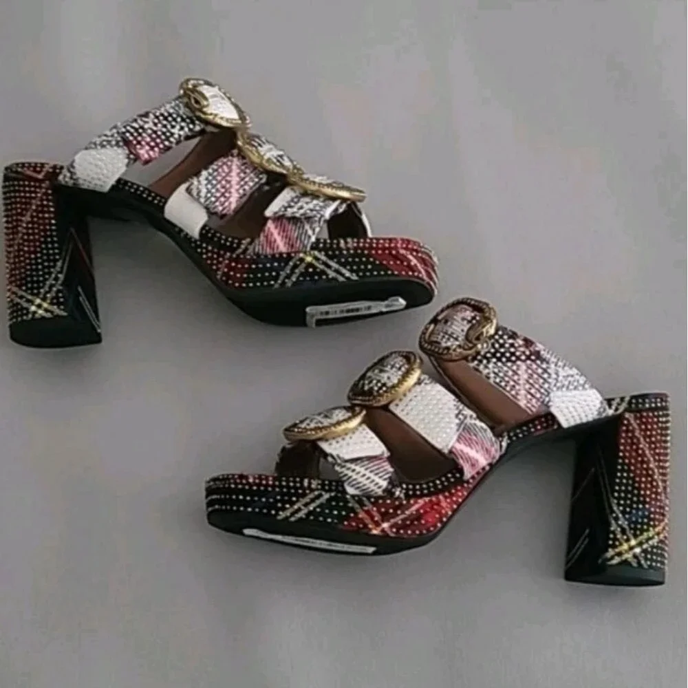 Kurt Geiger Mayfair Platform Mule Heel Sandals Size 38